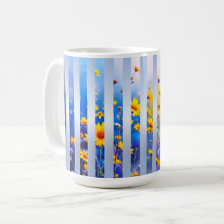 Sunrise Reflections Stripes Kaffeetasse