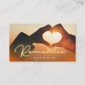 Sunrise Relaxing Musik Tee Visitenkarte (Vorderseite)