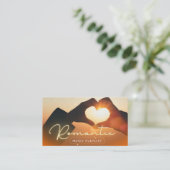 Sunrise Relaxing Musik Tee Visitenkarte (Stehend Vorderseite)