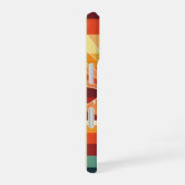 Sunrise Retro Peaks iPhone 16 Hülle (Rechte Seite)