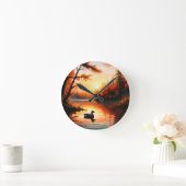 Sunrise Runde Wanduhr (Zuhause)