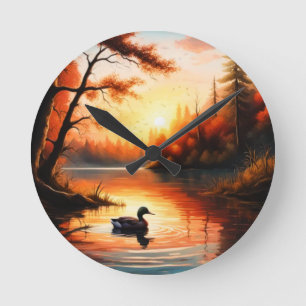 Sunrise Runde Wanduhr