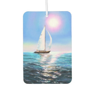 Sunrise Sailboat Air Freshener Autolufterfrischer
