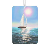Sunrise Sailboat Air Freshener Autolufterfrischer (Rückseite)