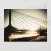 Sunrise Saint Boniface Bridge 01 Postcard Postkarte (Vorderseite)