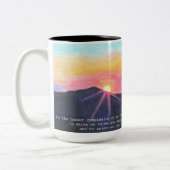 Sunrise Scripting Tasse (Links)