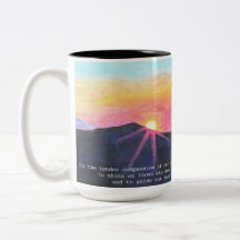 Sunrise Scripting Tasse
