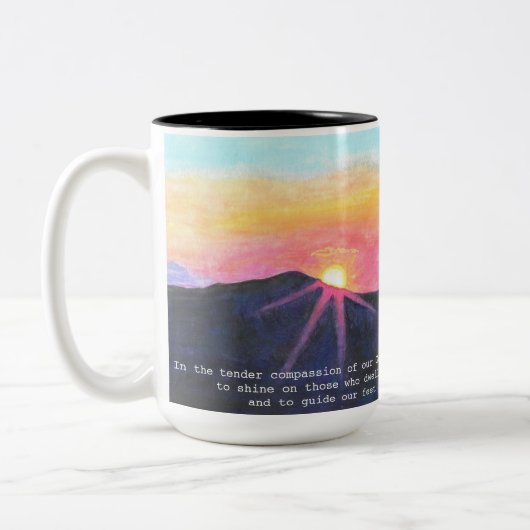 Sunrise Scripting Tasse (Links)