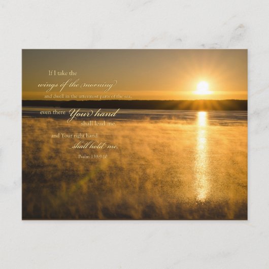 Sunrise Scripture Postcard: Psalm 139 Postkarte (Vorderseite)