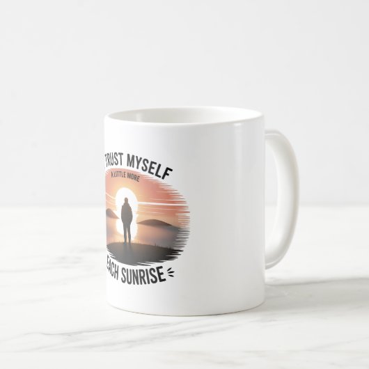 Sunrise Self-Trust Combo Mug  Kaffeetasse (VorderseiteRechts)