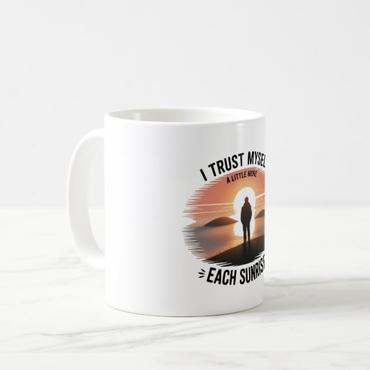 Sunrise Self-Trust Combo Mug  Kaffeetasse (Vorderseite Links)