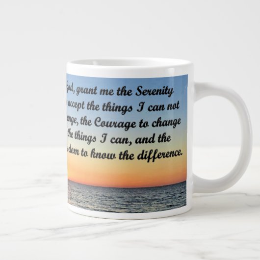 SUNRISE SERENITY PRAYER TASSE (Rechts)