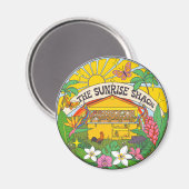 Sunrise Shack Magnet (Vorderseite/Rückseite)