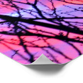 Sunrise Silohuette Poster (Ecke)