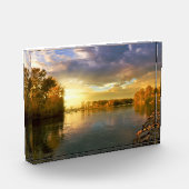 Sunrise Sky Lake Fotoblock (Links)