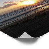 Sunrise South Padre Island Beach Poster (Ecke)
