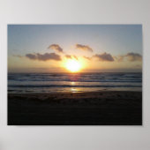 Sunrise South Padre Island Beach Poster (Vorne)