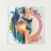 Sunrise Splash Wandteppich (Vorderseite (Horizontal))