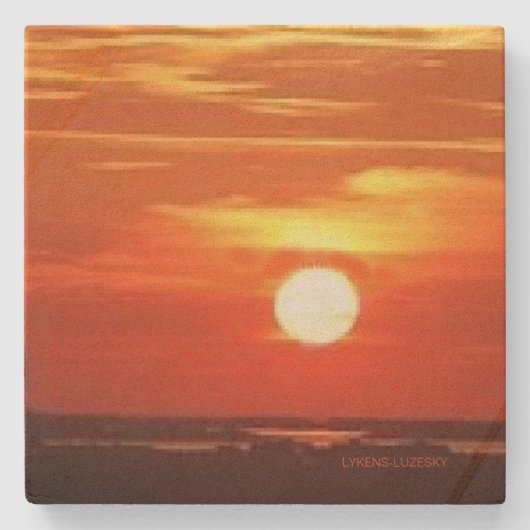 Sunrise Steinuntersetzer (Vorderseite)