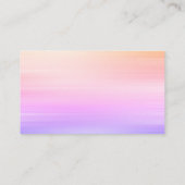 Sunrise Streaks Dancer Tance Instructor Ballet Visitenkarte (Rückseite)