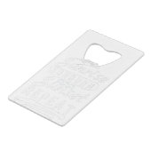 Sunrise Sunburn Sunset Wiederholen Summer Beach Geldbeutel Flaschenöffner (Rückseite Schrägansicht)