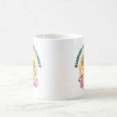 Sunrise-Sunburn-Sunset-Wiederholung | Golden Palm  Kaffeetasse (Mittel)