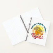 Sunrise-Sunburn-Sunset-Wiederholung | Golden Palm  Notizblock (Innenseite)