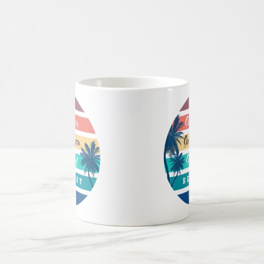 Sunrise Sunburn Sunset Wiederholung Kaffeetasse (Mittel)
