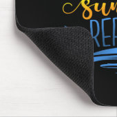 Sunrise Sunburn Sunset Wiederholung Mousepad (Ecke)