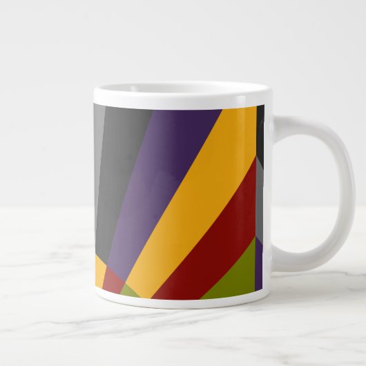 Sunrise Sunset Custom Jumbo Tasse (Rechts)