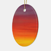 Sunrise Sunset Dawn Sky Keramik Ornament (Links)
