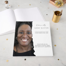 Sunrise & Sunset Foil Funeral Gästebuch - 100 Pgs