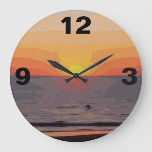 SUNRISE-SUNSET GROßE WANDUHR