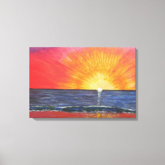 Sunrise Sunset Leinwanddruck (Vorderseite)