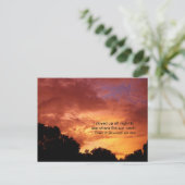 Sunrise Sunset lustige Postkarte, Puff, Postüberqu Postkarte (Stehend Vorderseite)