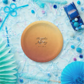 Sunrise Sunset Ombre Gradient Pappteller (Party)