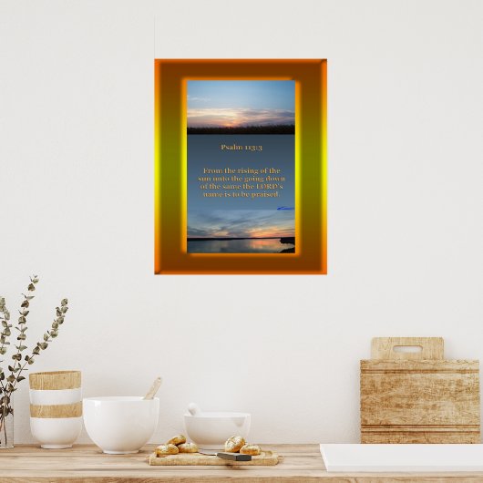 Sunrise Sunset Poster (Küche)