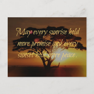 Sunrise, Sunset Postkarte