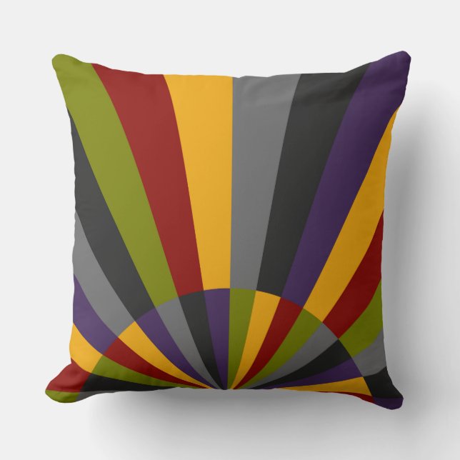 Sunrise Sunset Throw Kissen (Vorderseite)