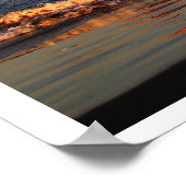 Sunrise Surf City Poster (Ecke)