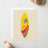 Sunrise Surf Mitteilungskarte (Vorderseite/Rückseite Beispiel)