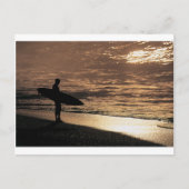 Sunrise Surfer Postkarte (Vorderseite)