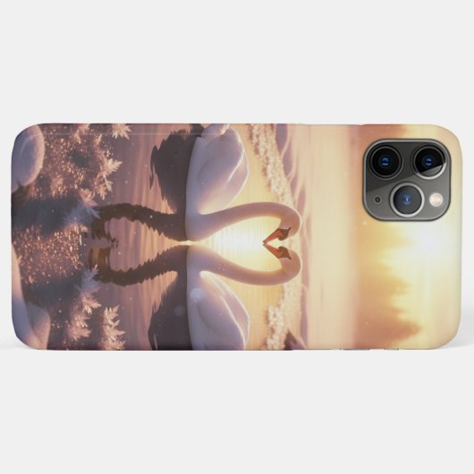 Sunrise Swans - beautiful enchanting Case-Mate iPhone Hülle (Rückseite (Horizontal))