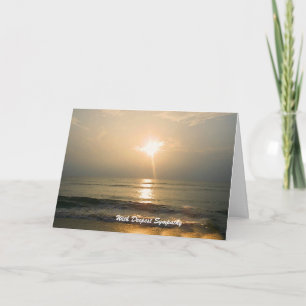 Sunrise Sympathy Card Karte