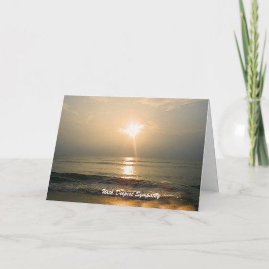 Sunrise Sympathy Card Karte (Vorderseite)