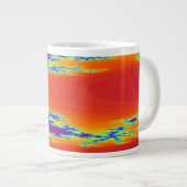 Sunrise-Tasse Jumbo-Tasse (Vorderseite Rechts)