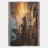 Sunrise Throw Blanket 1 Decke (Vorderseite Vertikal)