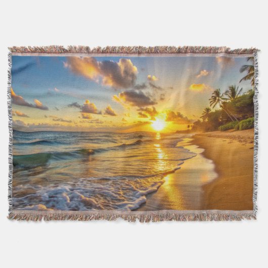 Sunrise Throw Blanket 2 Decke (Vorderseite)