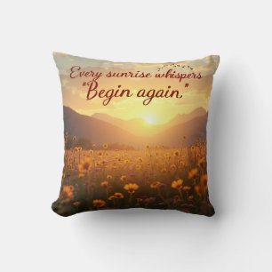 Sunrise Throw Kissen