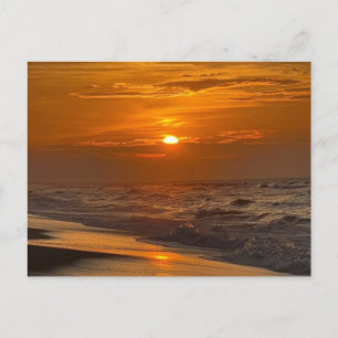 Sunrise Topsail Beach Postkarte